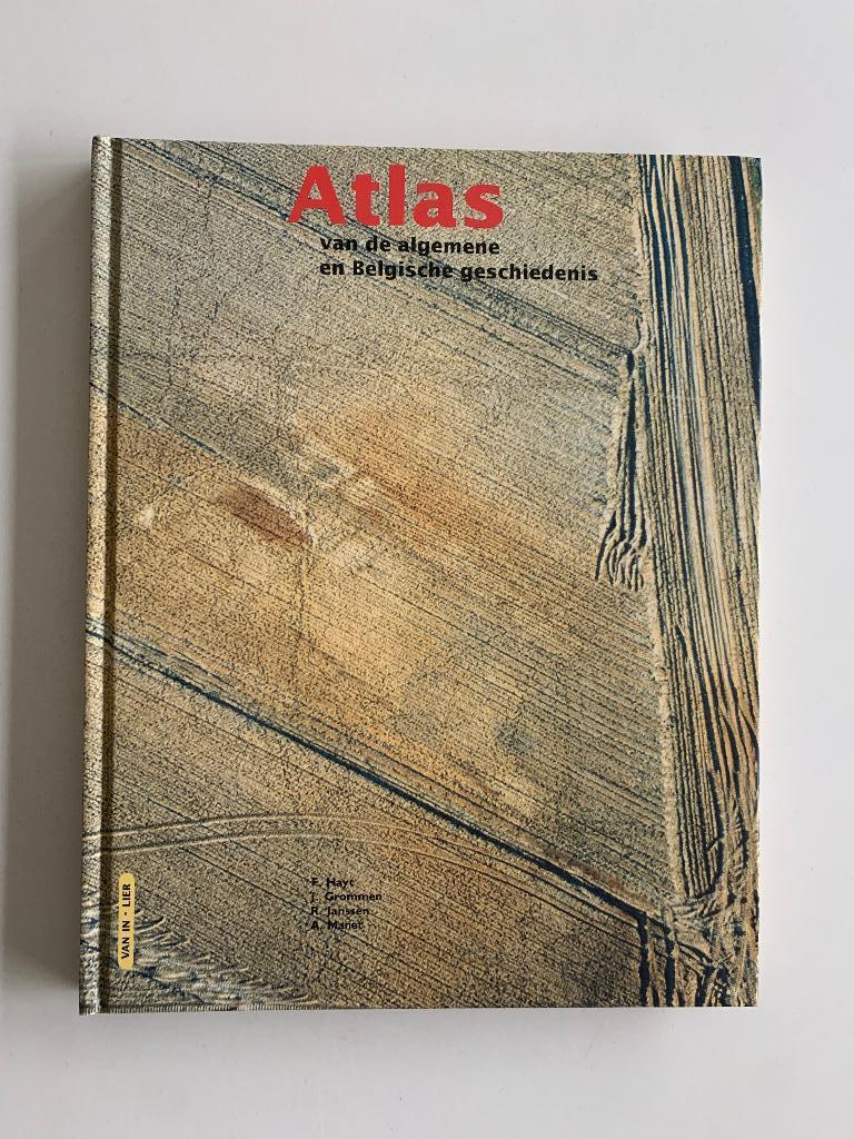 Atlas van de algemene en Belgische geschiedenis, Ophalen of Verzenden, Zo goed als nieuw, Landkaart