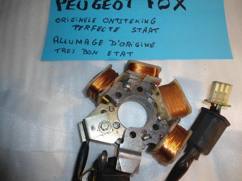 Peugeot fox : originele ontsteking, zeer goede staat, Fietsen en Brommers, Brommeronderdelen | Algemeen, Ophalen, Zo goed als nieuw