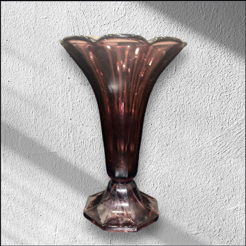 Vase cristal Val Saint Lambert, Antiquités & Art, Enlèvement ou Envoi