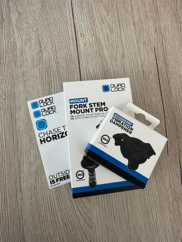 Quadlock stem mount pro + vibratie demper niet apart te koop, Ophalen of Verzenden, Nieuw