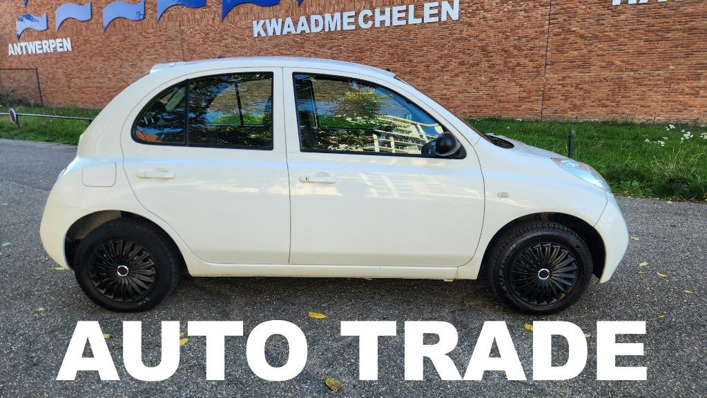 Micra | 1ste Eig. | LEZ OK | Keuring + garantie, Voorwielaandrijving, 4 cilinders, Wit, Euro 4