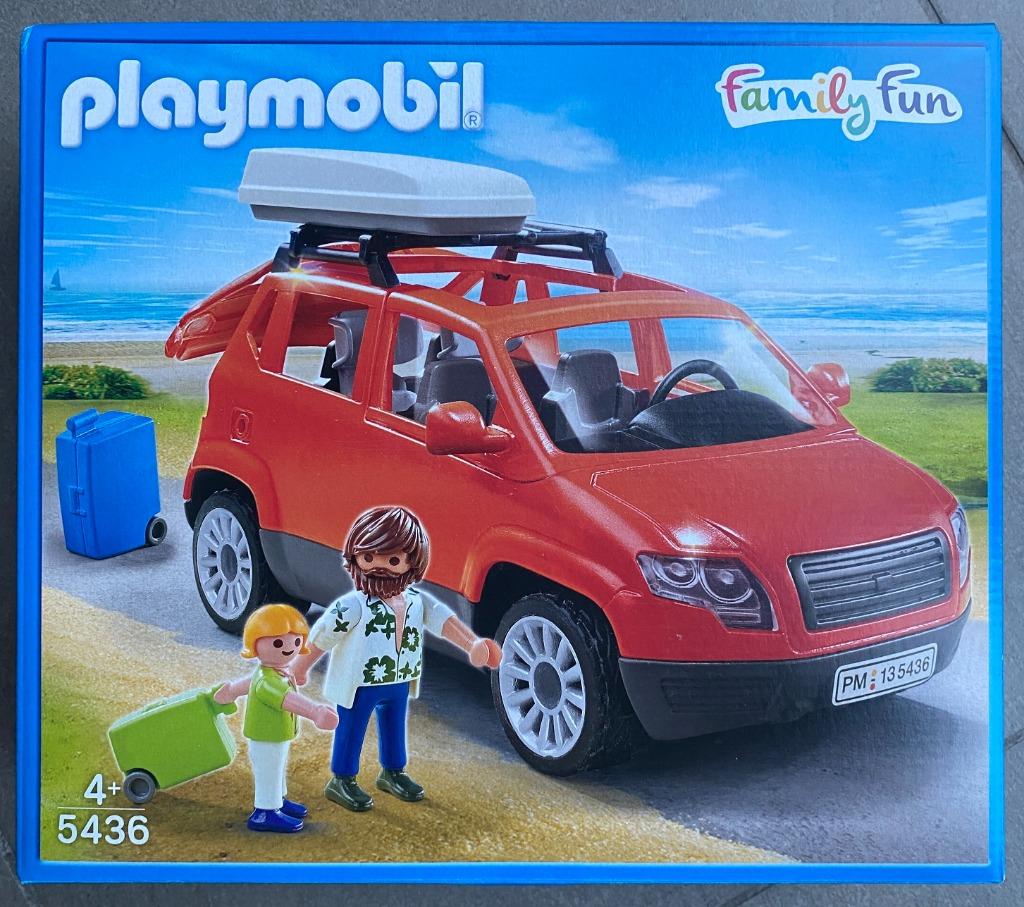 Playmobil Voiture familiale avec coffre toit 5436 *NOUVEAU*, Enlèvement ou Envoi, Neuf, Ensemble complet