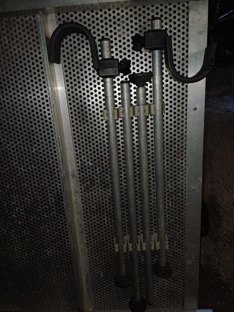 Visbak met voetplateau, Ophalen