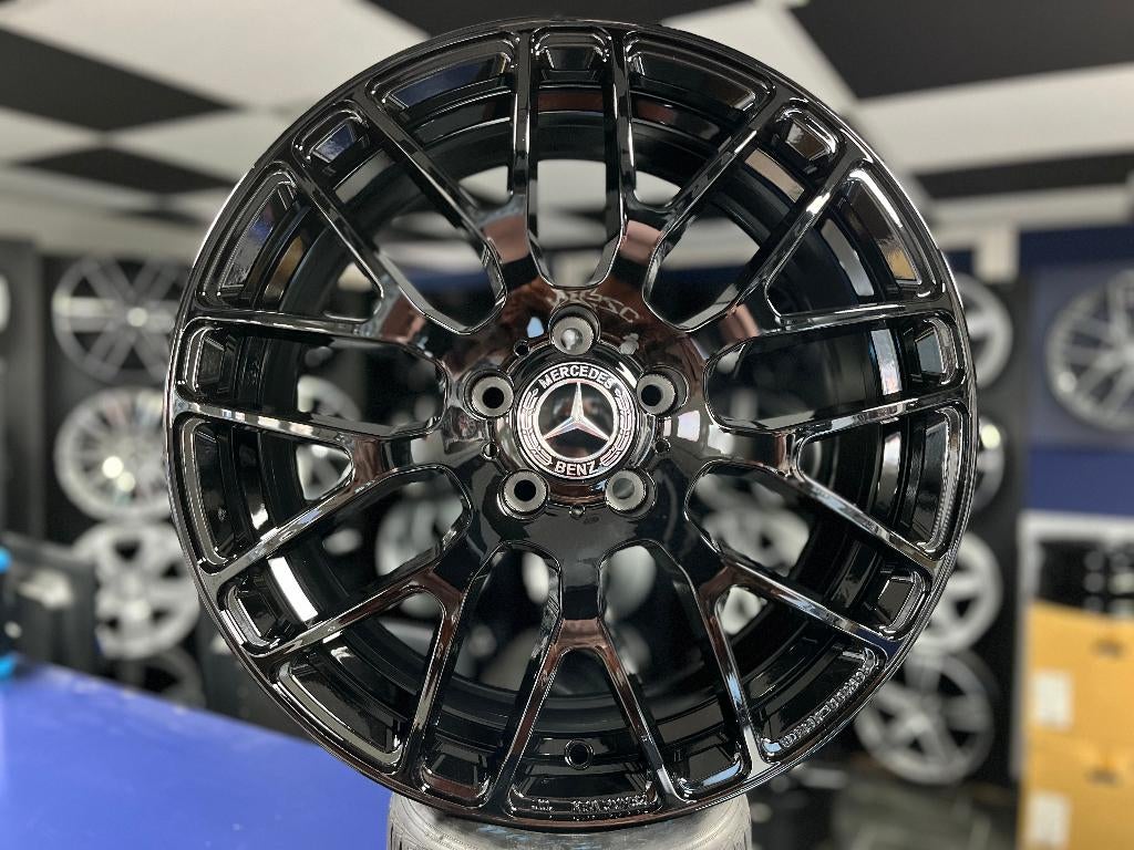 NIEUWE 18 inch 5x112 aluminium sportvelgenset voor Mercedes, Neuf, Enlèvement ou Envoi, Véhicule de tourisme, Pneus été
