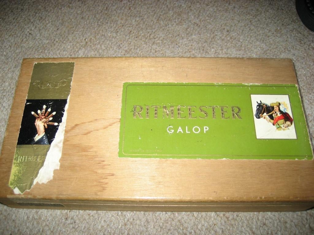 boîte à cigares vide Ritmeester, Collections, Enlèvement ou Envoi