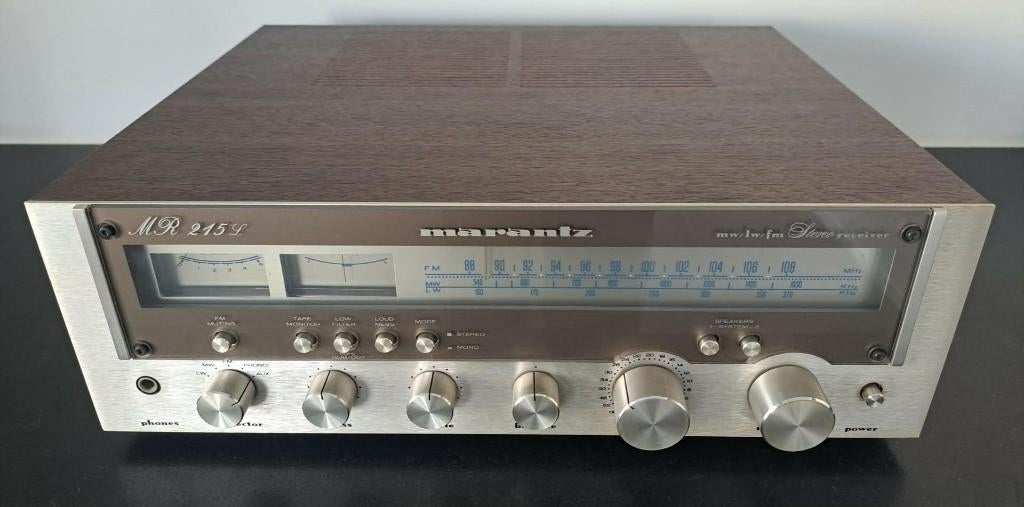 marantz MR215L mw lw fm stereo receiver, Marantz, Gebruikt, Ophalen of Verzenden, Minder dan 60 watt