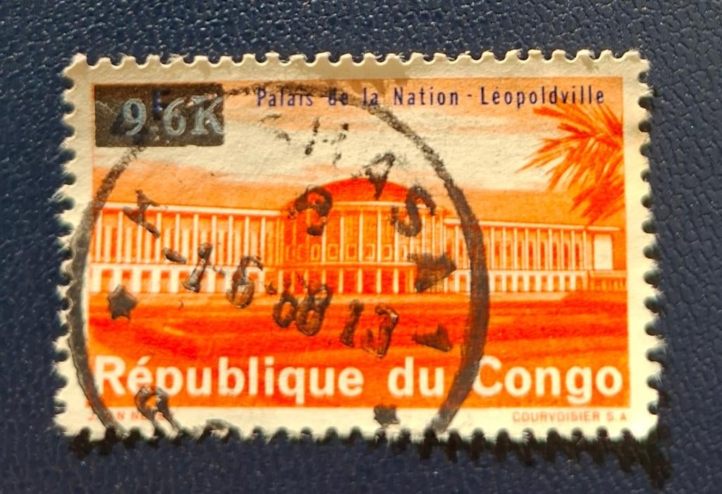 Postzegel Democratische Republiek Congo OBP 666, Ophalen of Verzenden, Gestempeld