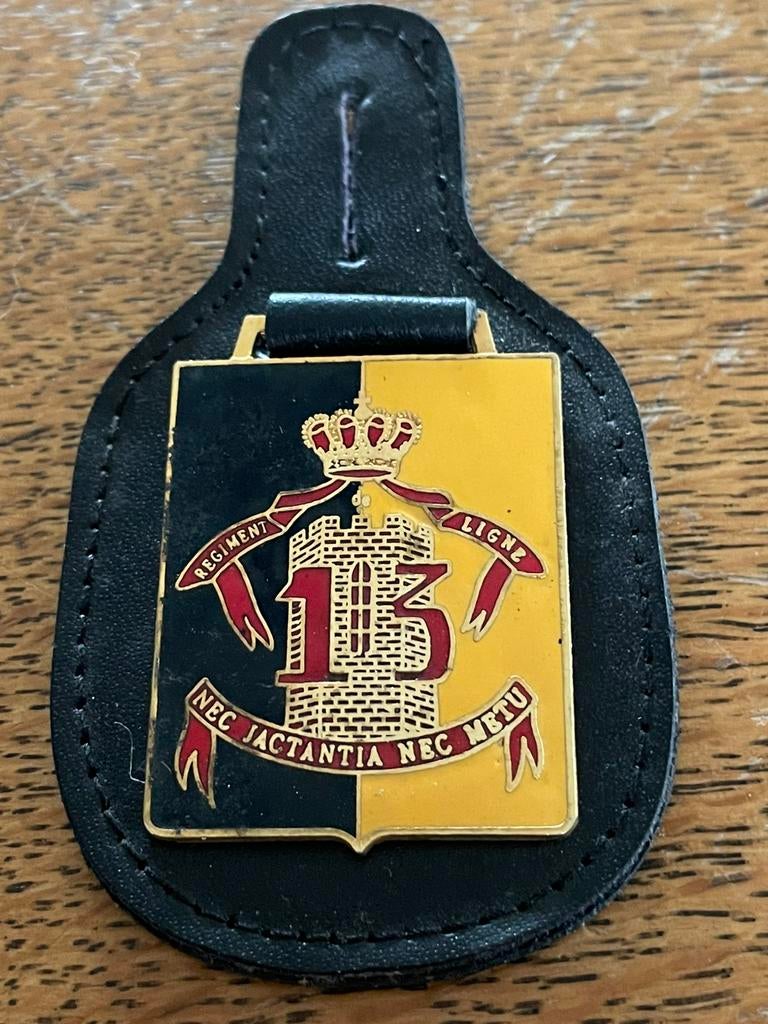 Borsthanger 13de linie, Verzenden, Landmacht, Embleem of Badge