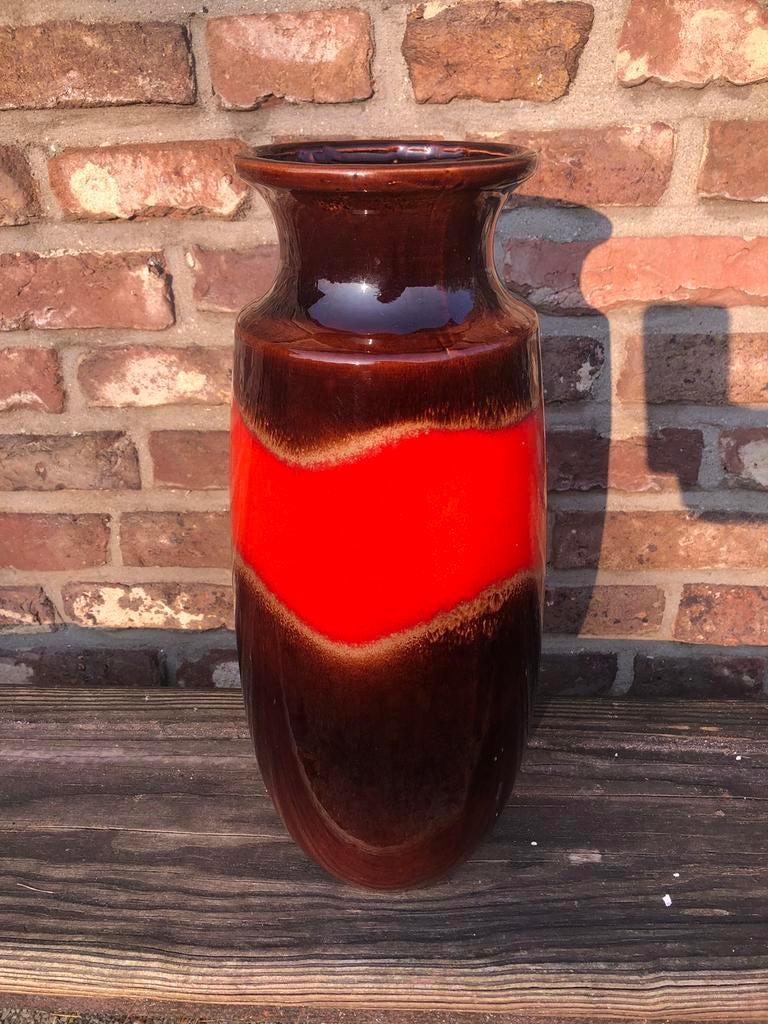 retro vintage FAT LAVA vaas aardewerk W.Germany, Ophalen of Verzenden