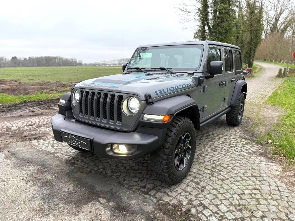 JEEP WRANGLER RUBICON / PHEV / 380PK / 21***KM / GARANTIE, Autos, Jeep, Argent ou Gris, Achat, Euro 6, Entreprise