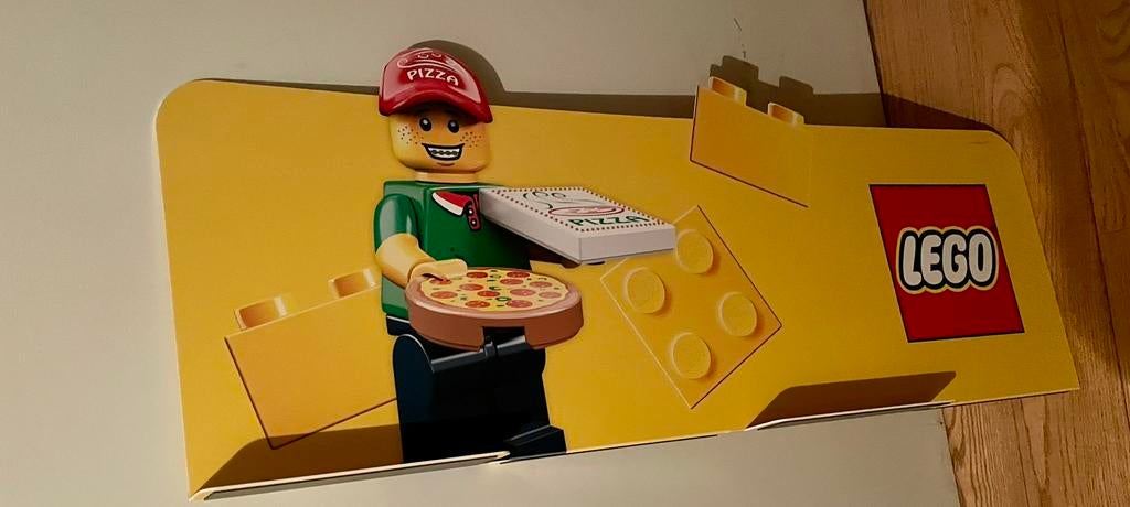 Reclame bord lego, Ophalen, Nieuw, Lego