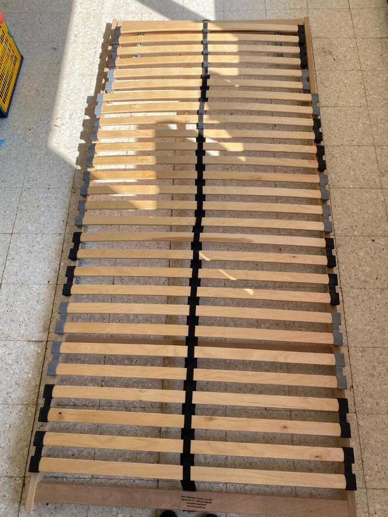 Lattenbodem Beka gratis, Ophalen, 90 cm, Eenpersoons, Zo goed als nieuw