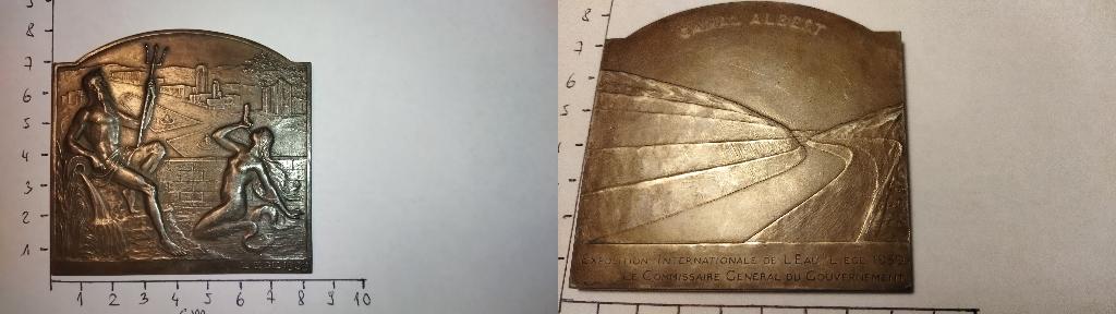 plaques commémoratives anciennes en Bronze, Antiquités & Art, Enlèvement