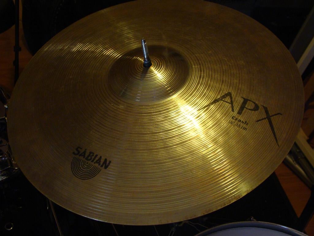 Sabian APX 18 crash cymbal, Muziek en Instrumenten, Drumstellen en Slagwerk, Ophalen of Verzenden