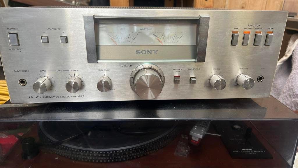 Sony TA-313, TV, Hi-fi & Vidéo, Chaîne Hi-fi, Comme neuf, Sony, Enlèvement