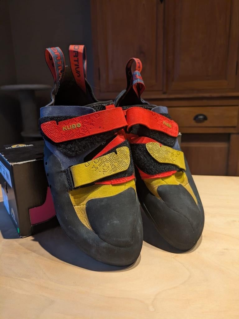 La Sportiva Kubo klimschoenen maat 46, Ophalen of Verzenden, Zo goed als nieuw, Klimsportschoenen
