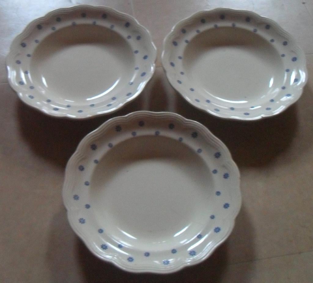 Assiettes creuses (3), Enlèvement ou Envoi