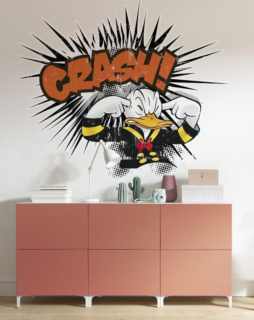 Donald Duck XXL Muursticker 127x160 cm - Gratis Verzending, Ophalen of Verzenden, Overige figuren, Nieuw, Plaatje, Poster of Sticker