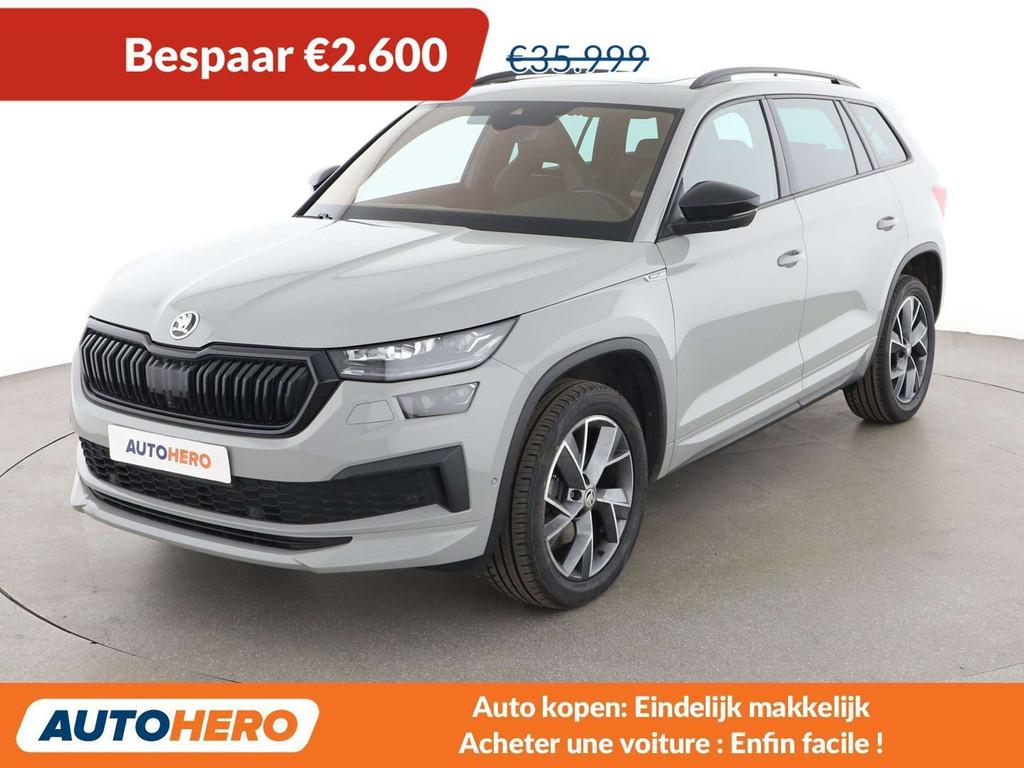 Skoda Kodiaq 1.5 TSI ACT SportLine (bj 2022, automaat), Auto's, USB, 7 zetels, 5 deurs, Kodiaq