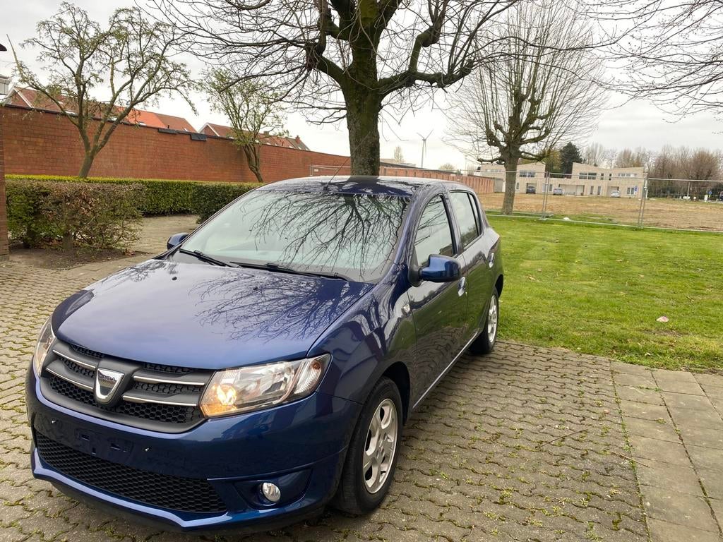 Dacia Sandero 1.2i Clim,Navigatie,Cruise, Auto's, Dacia, Parkeersensor, Blauw, Particulier, Sandero