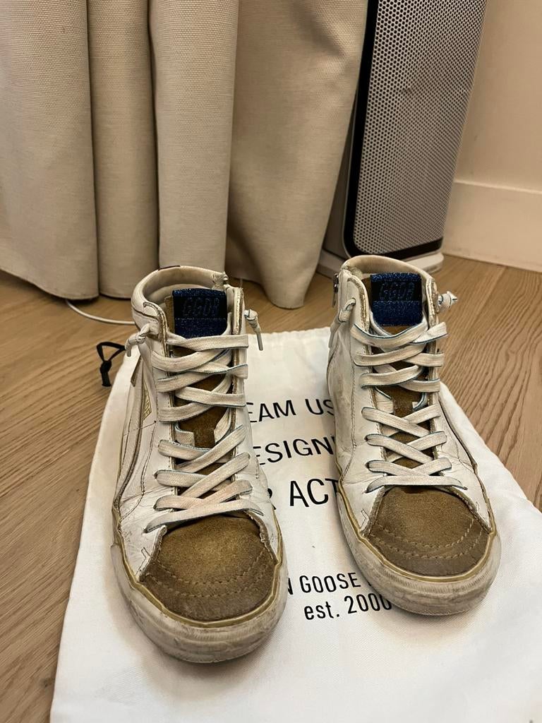 Golden goose, Beige, Sneakers et Baskets, Porté, Envoi