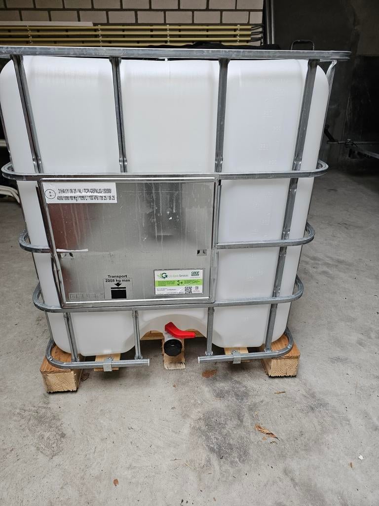 Ibc vat regenton 1000 liter, Tuin en Terras, Regentonnen, Ophalen