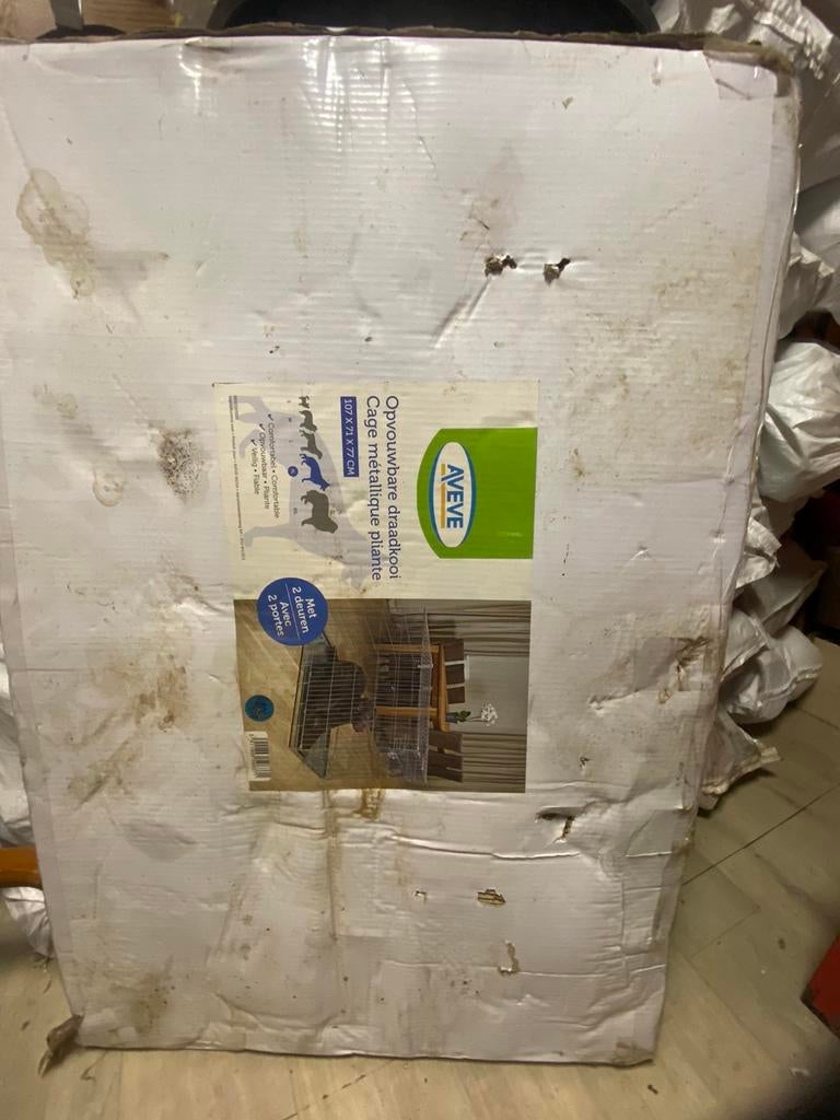 Hondenbench xl aveve, Ophalen, Zo goed als nieuw