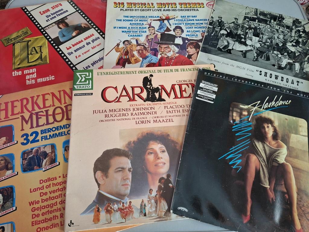 Lot 44 x LP's Vinyl Soundtrack/Themafilms, Cd's en Dvd's, Vinyl | Filmmuziek en Soundtracks, Ophalen of Verzenden