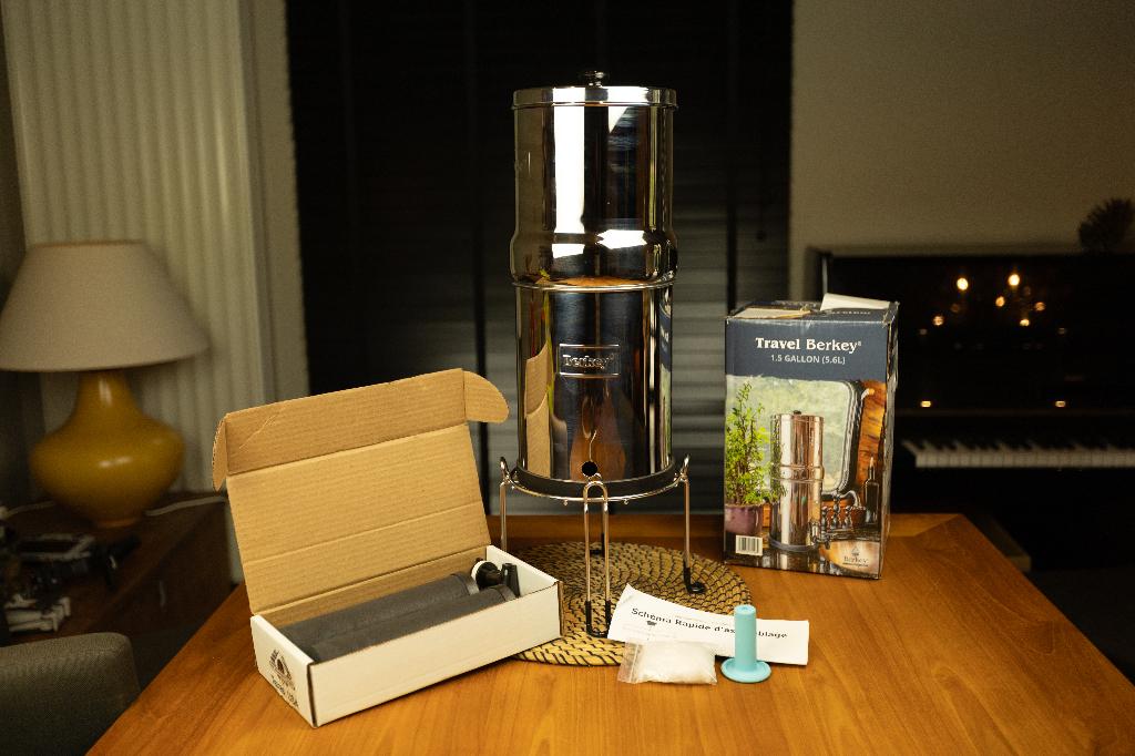 Travel BERKEY 5.6L, Minder dan 50 cm, Overige kleuren, Nieuw, Ophalen of Verzenden