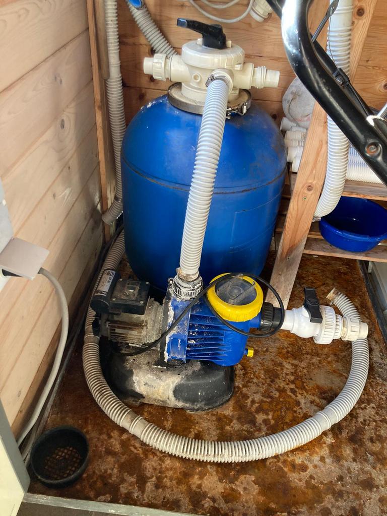 Filterinstallatie zwembad (tot 30.000L), Tuin en Terras, Zwembad-toebehoren, Ophalen, Gebruikt, Filter