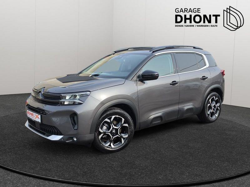 Citroen C5 Aircross Max - 1.2 MHEV - Automaat - 145PK, Auto's, Gebruikt, 1199 cc, C5 Aircross, Leder en Stof