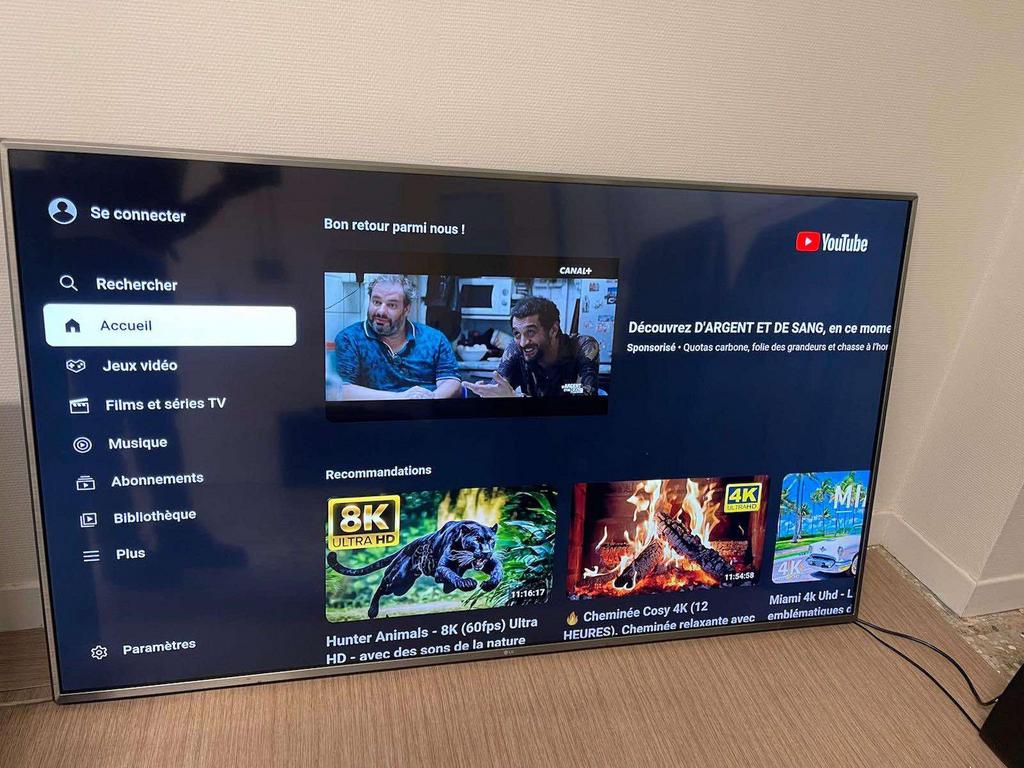 smart tv Hisense 75 pouces 190cm, ultra 4k Netflix,youtube, Enlèvement ou Envoi, Comme neuf, Smart TV