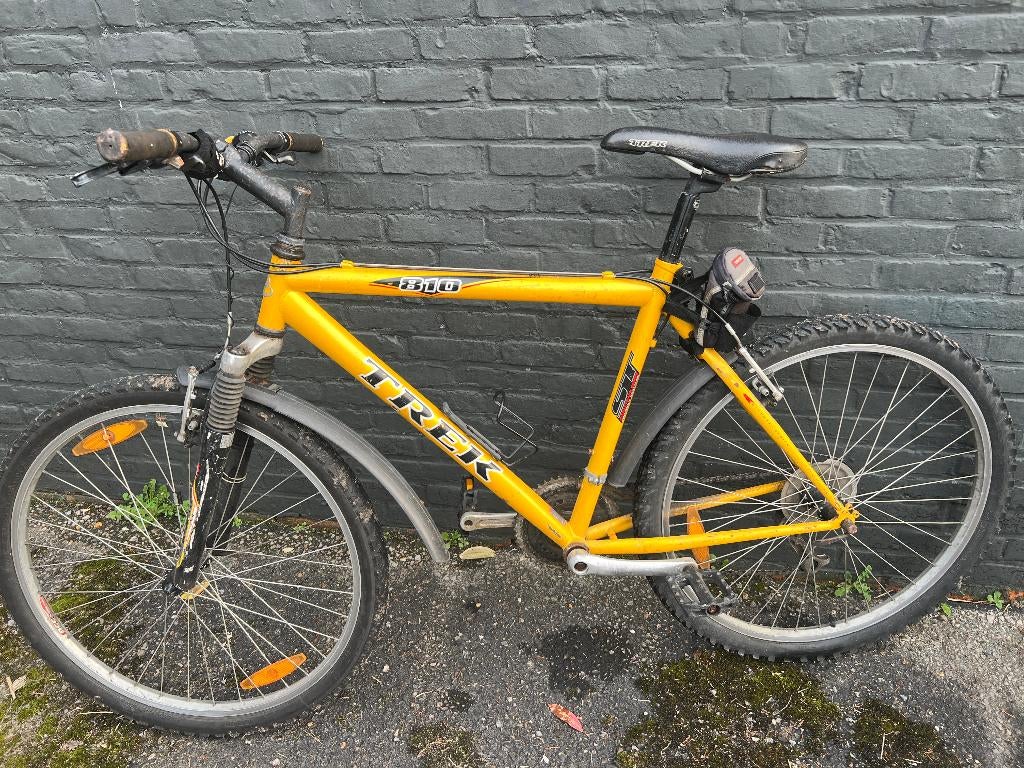 Trek 810 Mountainbike – Geel – 26 inch – Rijklare klassieker, Fietsen en Brommers, Fietsen | Mountainbikes en ATB, Ophalen, Gebruikt