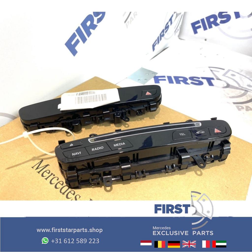 Radio knoppen alarmlicht schakelaar CD LADER Mercedes W205 W, Auto-onderdelen, Gebruikt, -, Ophalen of Verzenden, -