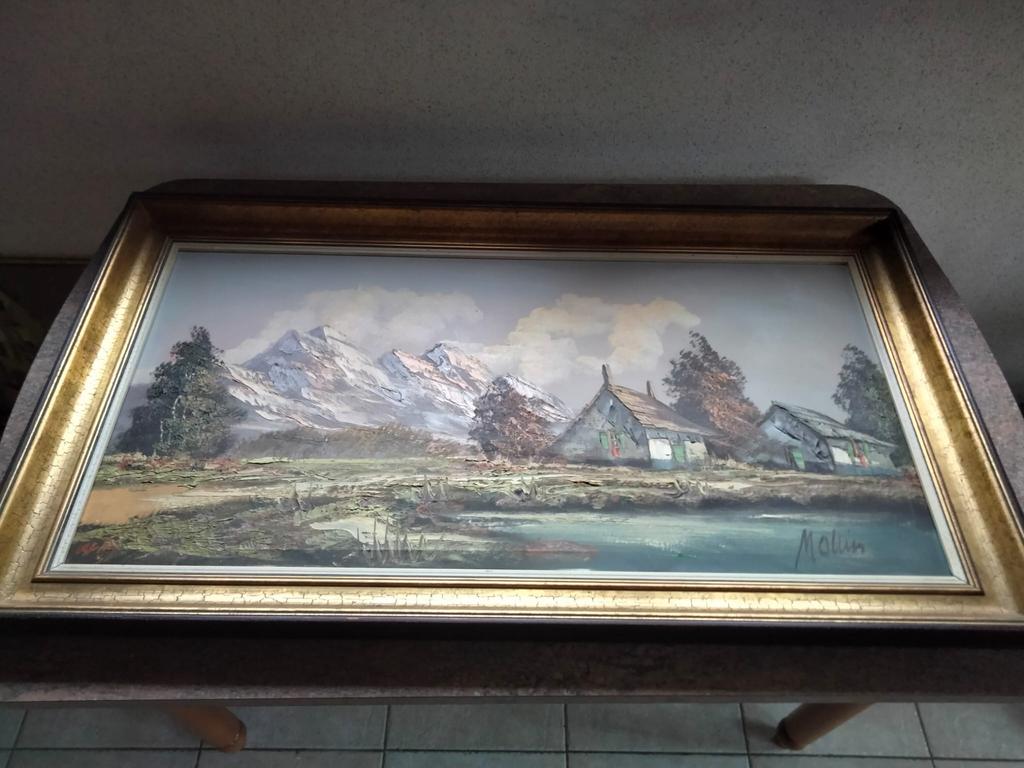 Peinture avec cadre, Antiquités & Art, Art | Peinture | Classique, Enlèvement