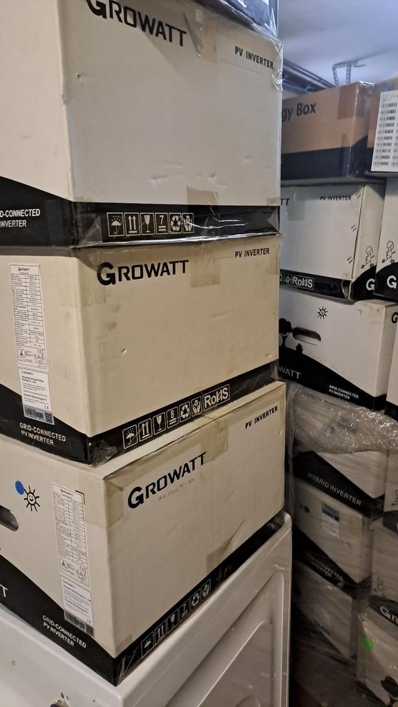 Growatt omvormers, Ophalen