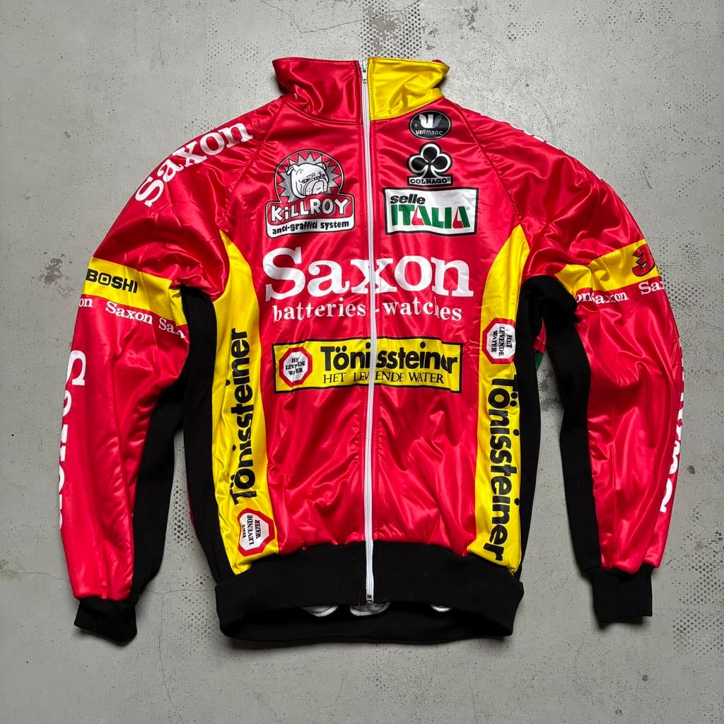 Saxon Tönissteiner koerstrui wielertrui vest 1997/98, Ophalen of Verzenden, Zo goed als nieuw, Overige maten
