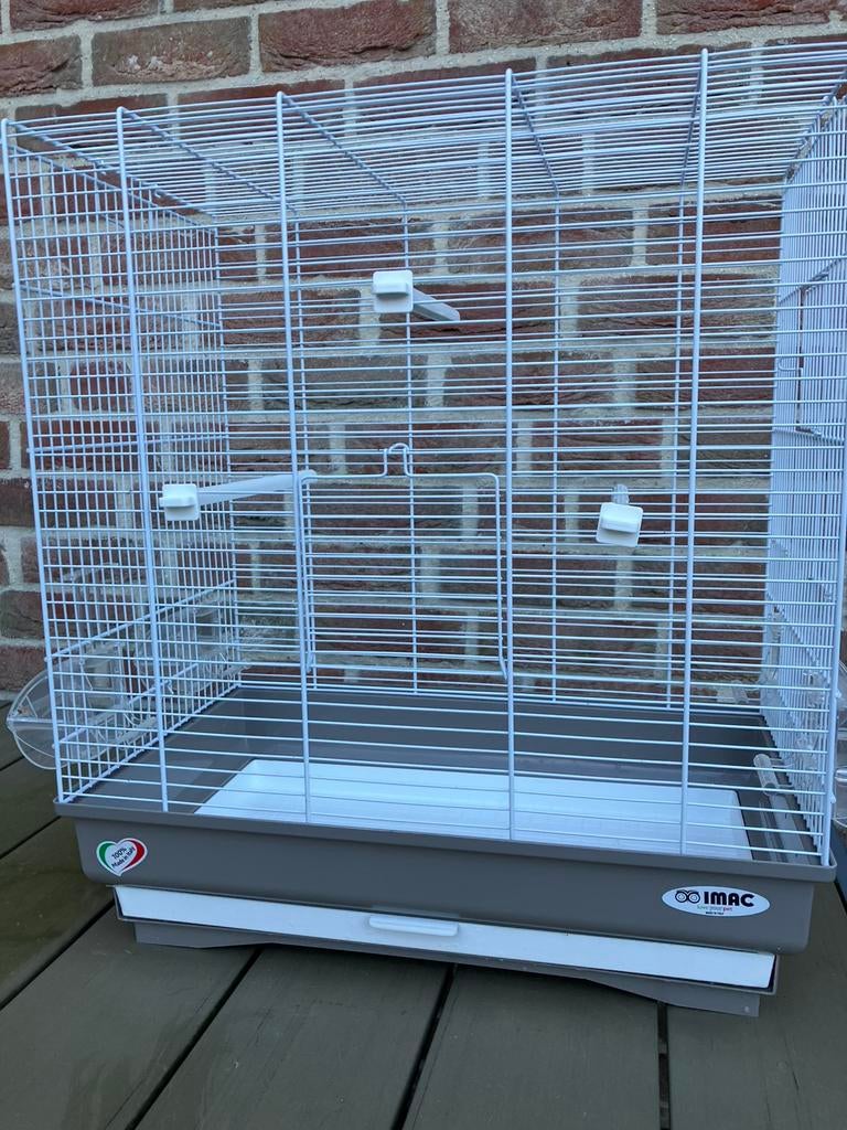 WITTE VOGELKOOI IMAC  PARKIET/KANARIE/ZEBRAVINK NU 48 EURO, Dieren en Toebehoren, Ophalen, Zo goed als nieuw, Overige materialen