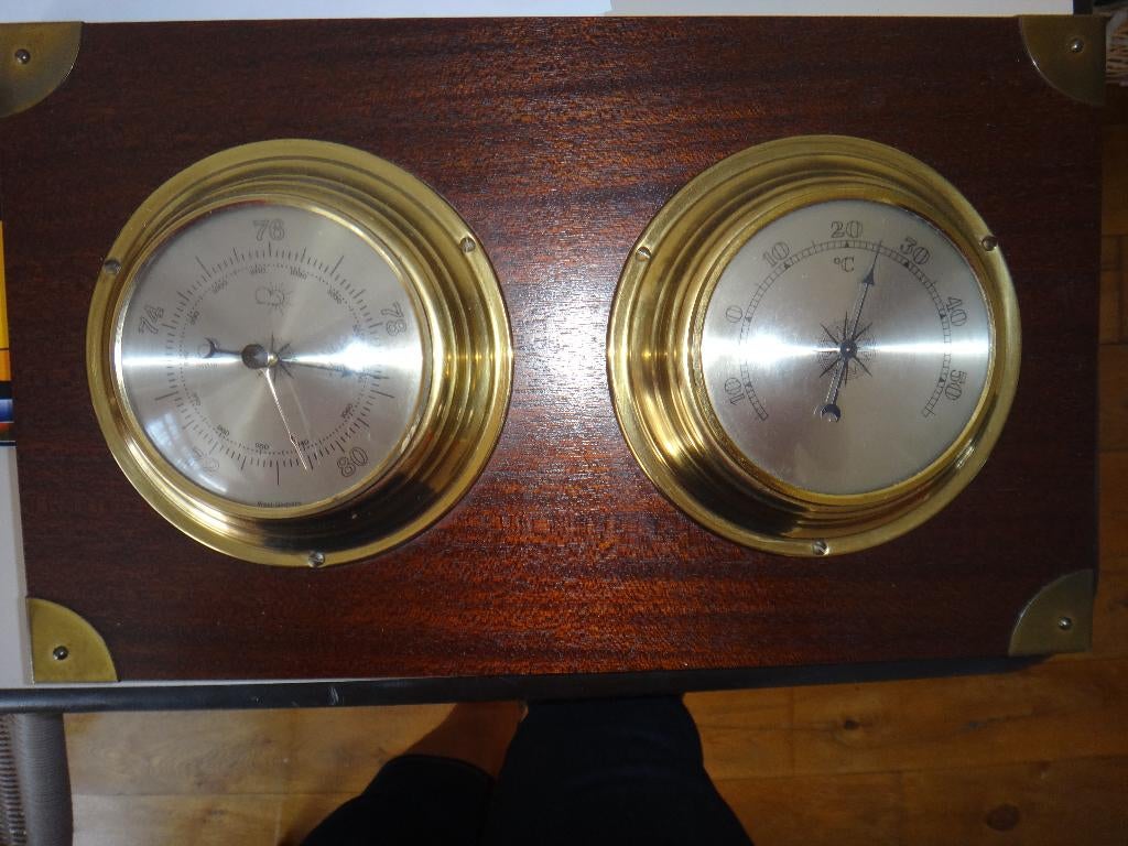 T.K. luxe weerstation, z.g.a.n., Audio, Tv en Foto, Weerstations en Barometers, Ophalen of Verzenden, Zo goed als nieuw, Weerstation