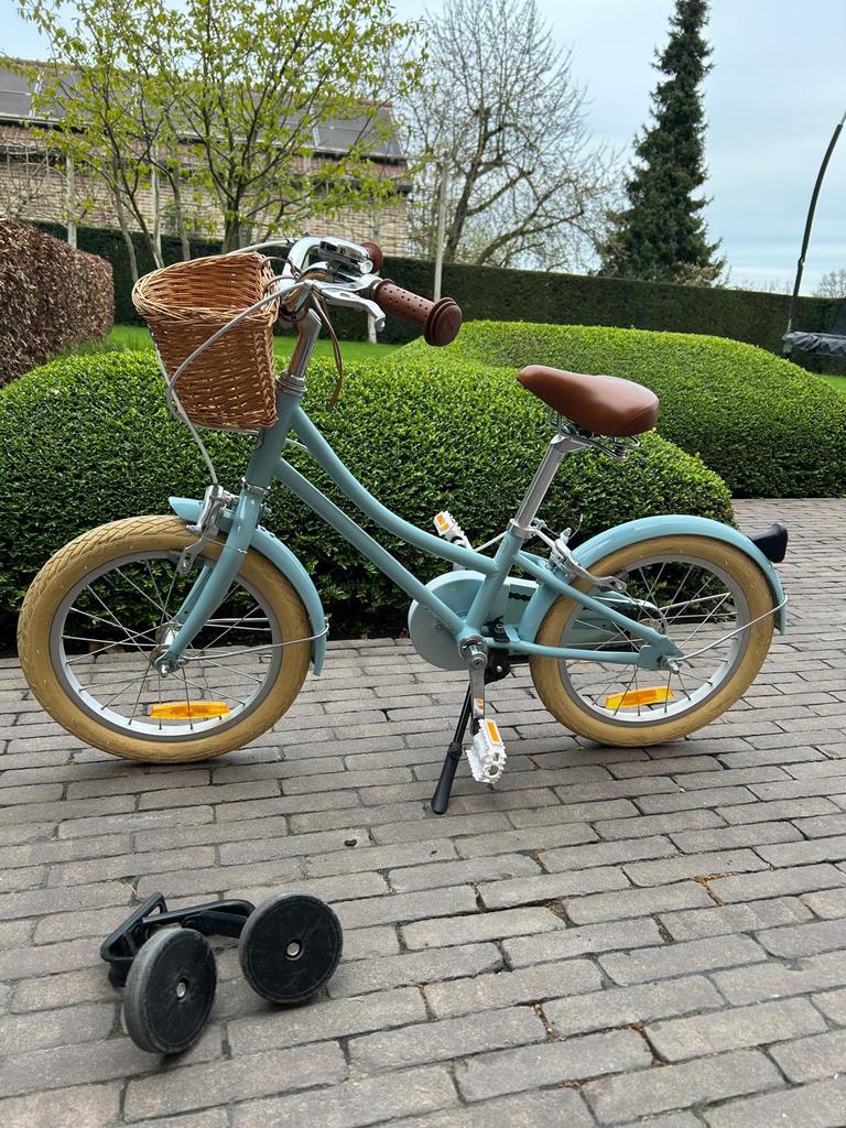 BOBBIN BIKES - Vélo pour enfants Gingersnap 16" - Bleu clair, Enlèvement, Comme neuf, 16 à 20 pouces, Stabilisateurs
