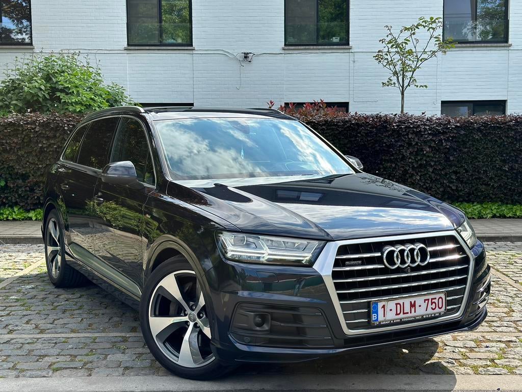 Audi Q7 3.0TDI S-Line 47.000km - Caméra 360 - 7 places!, Autos, Cuir et Alcantara, Achat, Euro 6, Cruise Control