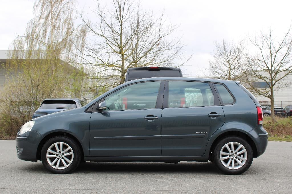 Volkswagen polo 1.2 United, Auto's, Voorwielaandrijving, Stof, Zwart, 1198 cc