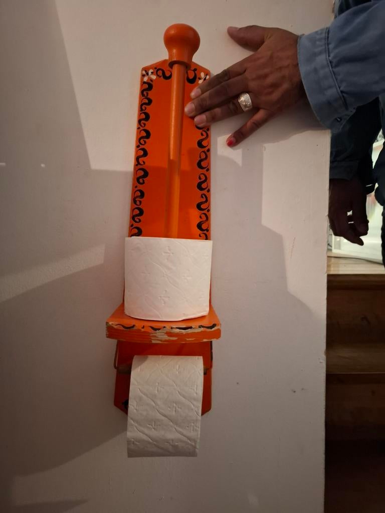 Retro WC rol houder, Doe-het-zelf en Bouw, Sanitair, Ophalen