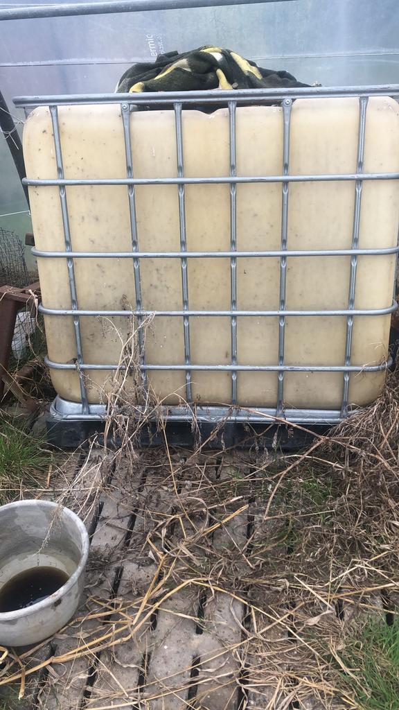 Mazout ton, Tuin en Terras, Regentonnen, 150 liter of meer, Ophalen, Gebruikt, Overige materialen