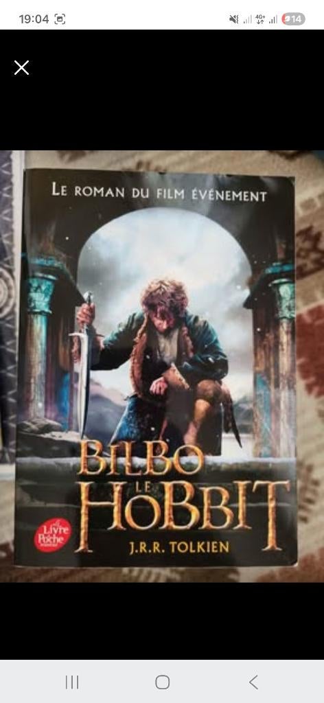 Livre Bilbo le hobbit J.R.R. Tolkien, Boeken, Fantasy, Ophalen