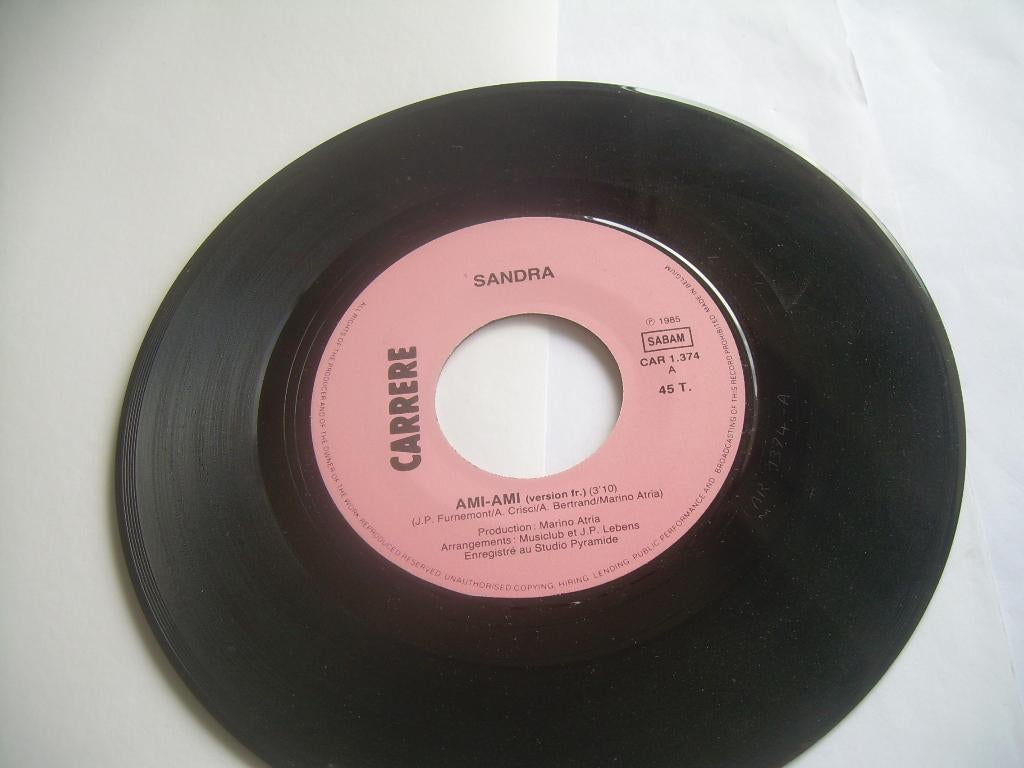 45 T SINGLE - Sandra Kim – Ami-Ami, 7 inch, Single, Ophalen of Verzenden, Zo goed als nieuw