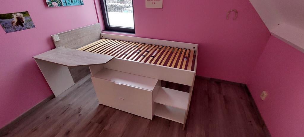 Bed te koop inclusief matras en lattenbodem., Enlèvement