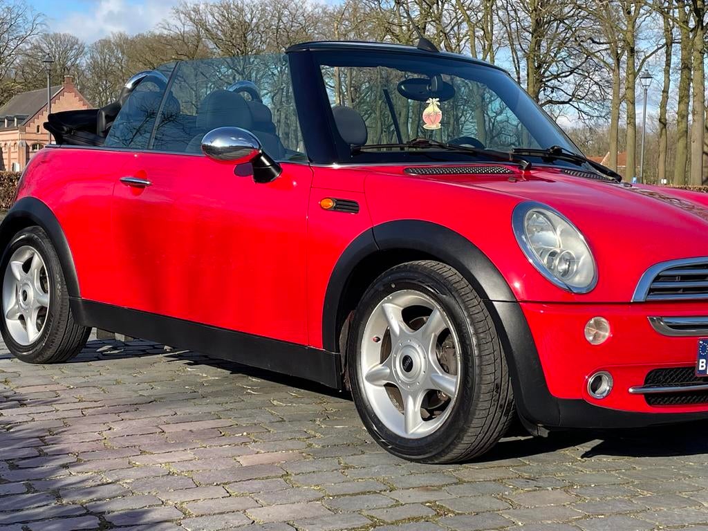 Mini one cabriolet, Auto's, Mini, 4 zetels, Stof, Zwart, 4 cilinders