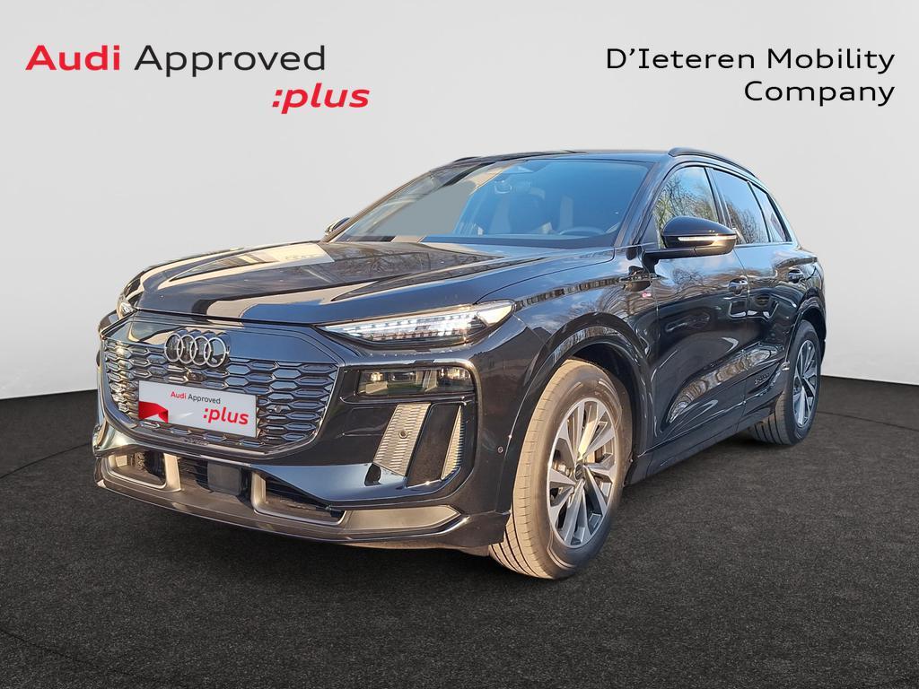 Audi Q6 e-tron Q6 e-Tron 100 kWh 55 Quattro S line, Auto's, Audi, Automaat, Overige modellen, Zwart, SUV of Terreinwagen