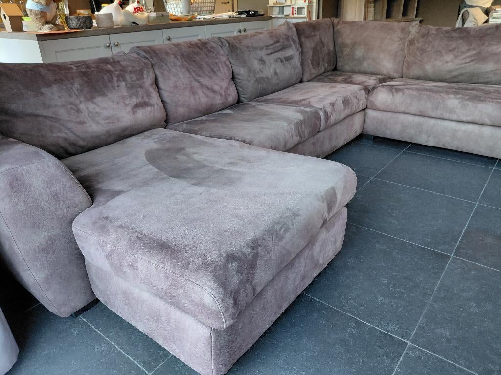 Hoekzetel, Huis en Inrichting, Zetels | Complete zithoeken, Gebruikt, Stof, Ophalen